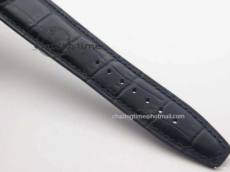 MIROTIME 0208 UrbanChic Ingeniuer St.Laurens SS Blue Dial MK 1:1 Best Edition On Black Leather Strap A 7366